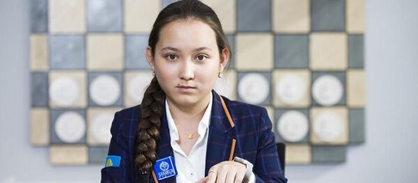 Казахстандык шахматчы кыз Жансая Абдумалик - Sputnik Кыргызстан