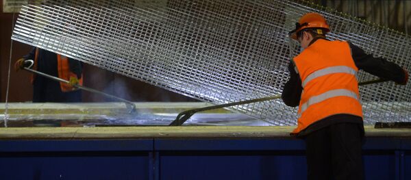 Производство стальных конструкций на предприятии Уралэлектромедь Производство стальных конструкций на предприятии Уралэлектромедь - Sputnik Кыргызстан