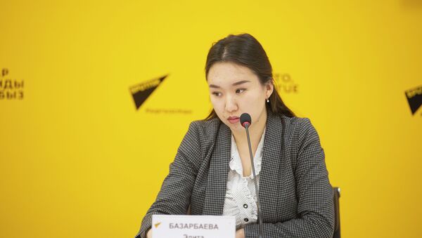 Эксперт отдела привлечения и сопровождения инвестиций Элита Базарбаева - Sputnik Кыргызстан