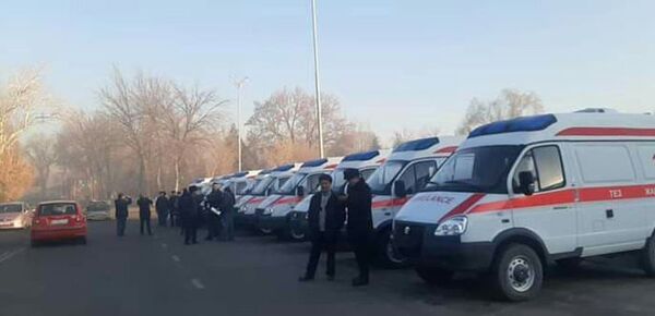 Ошской и Джалал-Абадской областей переданы автомашины скорой медицинской помощи - Sputnik Кыргызстан