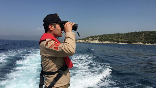 Работа береговой охраны Турции - Sputnik Кыргызстан