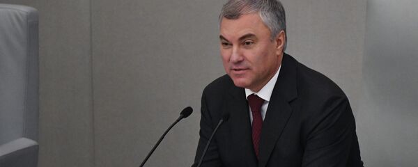 Спикер Государственной думы Вячеслав Володин. Архивное фото - Sputnik Кыргызстан