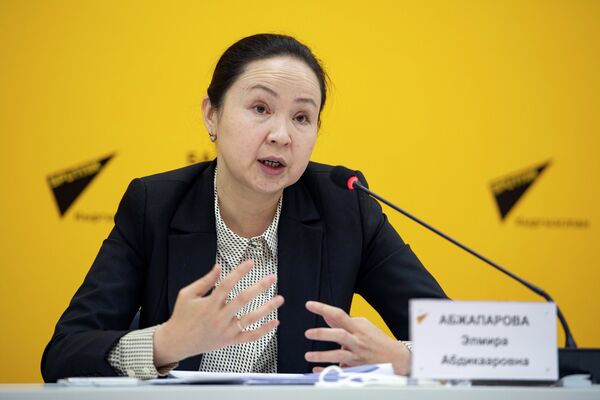 Председатель правления ГИК Элмира Абжапарова - Sputnik Кыргызстан