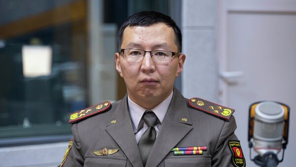 Куралдуу күчтөрдүн Генералдык штабынын инженердик башкармалыгынын башчысынын орун басары, полковник Ислам Кошкеев - Sputnik Кыргызстан