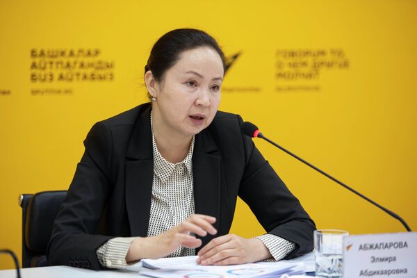 Председатель правления ГИК Элмира Абжапарова - Sputnik Кыргызстан