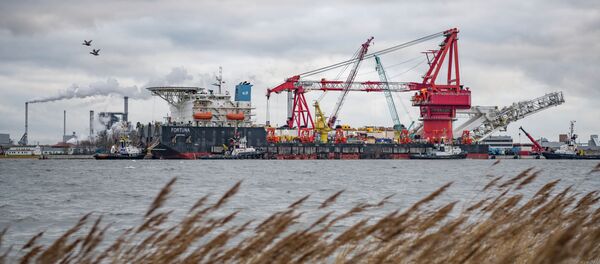 Газ түтүгүн куруучу кеме. Архив - Sputnik Кыргызстан