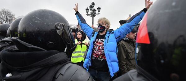 Несанкционированные акции сторонников А. Навального - Sputnik Кыргызстан