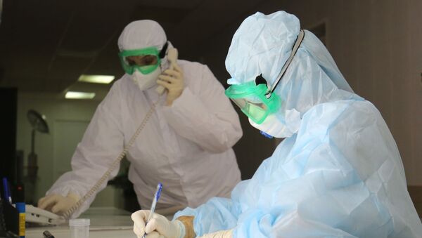 Медицинские работники во время работы - Sputnik Кыргызстан