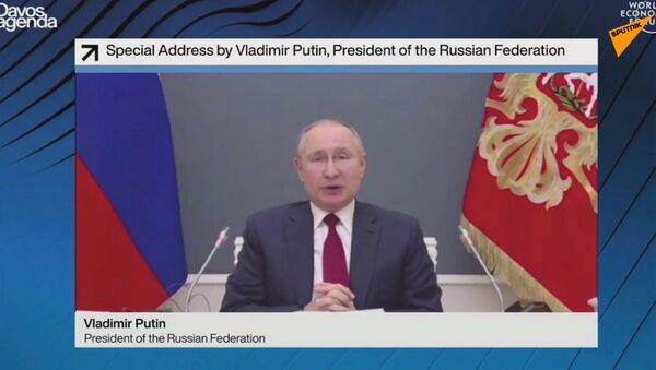 Путин выступает на Давосском форуме — запись прямого эфира - Sputnik Кыргызстан