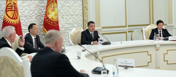 Жапаров эл аралык уюмдардын башчылары менен жолукту - Sputnik Кыргызстан