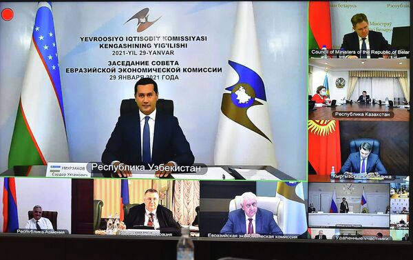 Заседание приурочено к Евразийскому межправительственному совету на уровне премьер-министров, запланированного на 5 февраля в Алматы - Sputnik Кыргызстан