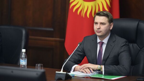 Первый вице-премьер-министр Артем Новиков. Архивное фото - Sputnik Кыргызстан