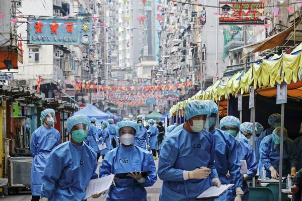 Ситуация в Гонконге на фоне пандемии COVID-19 - Sputnik Кыргызстан