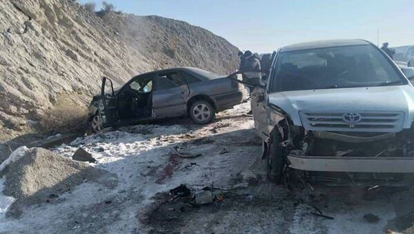 Авария в Ат-Башинском районе Нарынской области - Sputnik Кыргызстан