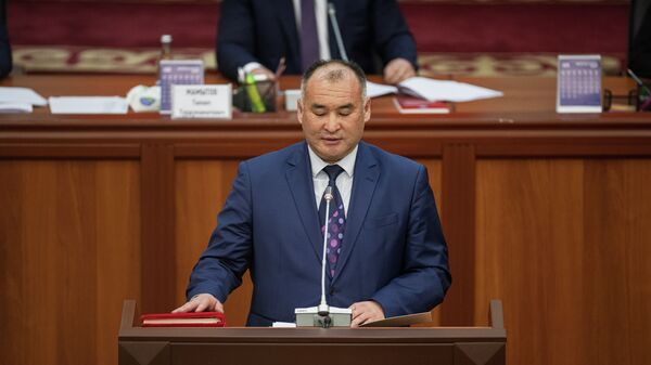 Экс-министр энергетики и промышленности Кубанычбек Турдубаев. Архивное фото - Sputnik Кыргызстан