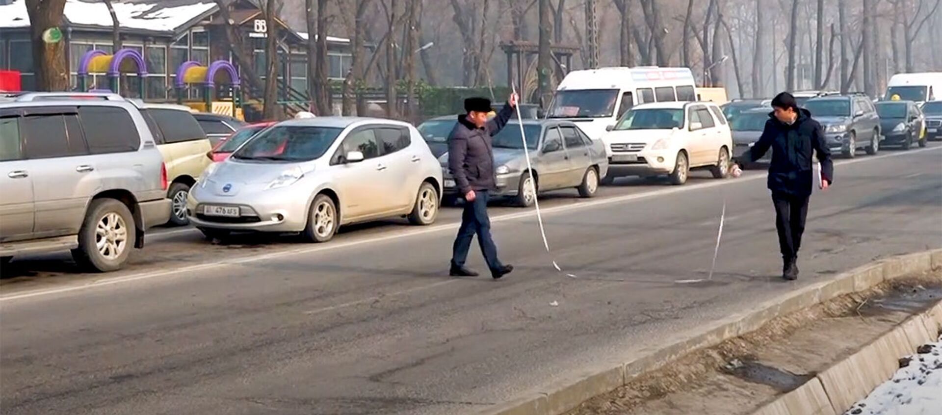 Часть улицы Ахунбаева в Бишкеке расширят — видео, карта - Sputnik Кыргызстан, 1920, 06.02.2021