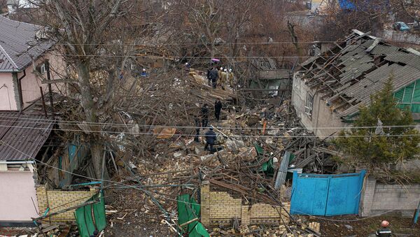 Ужасное происшествие. Видео с места взрыва в доме под Бишкеком - Sputnik Кыргызстан