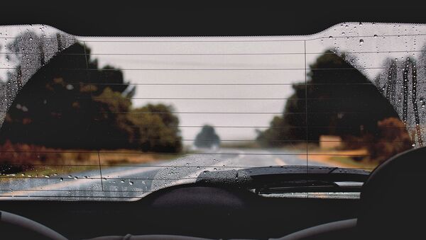 Вид на дорогу из автомобиля. Архивное фото - Sputnik Кыргызстан