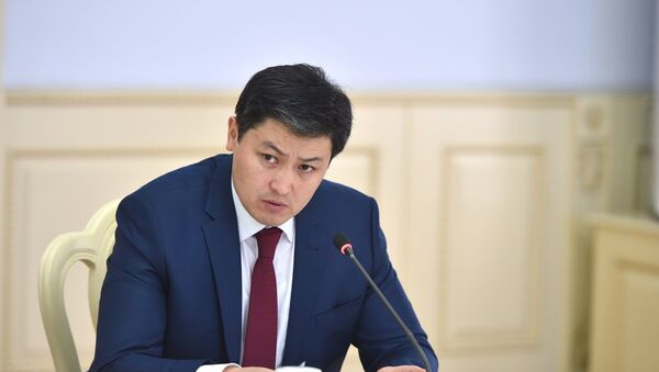 Премьер-министр КР Улукбек Марипов на заседании правительства КР - Sputnik Кыргызстан