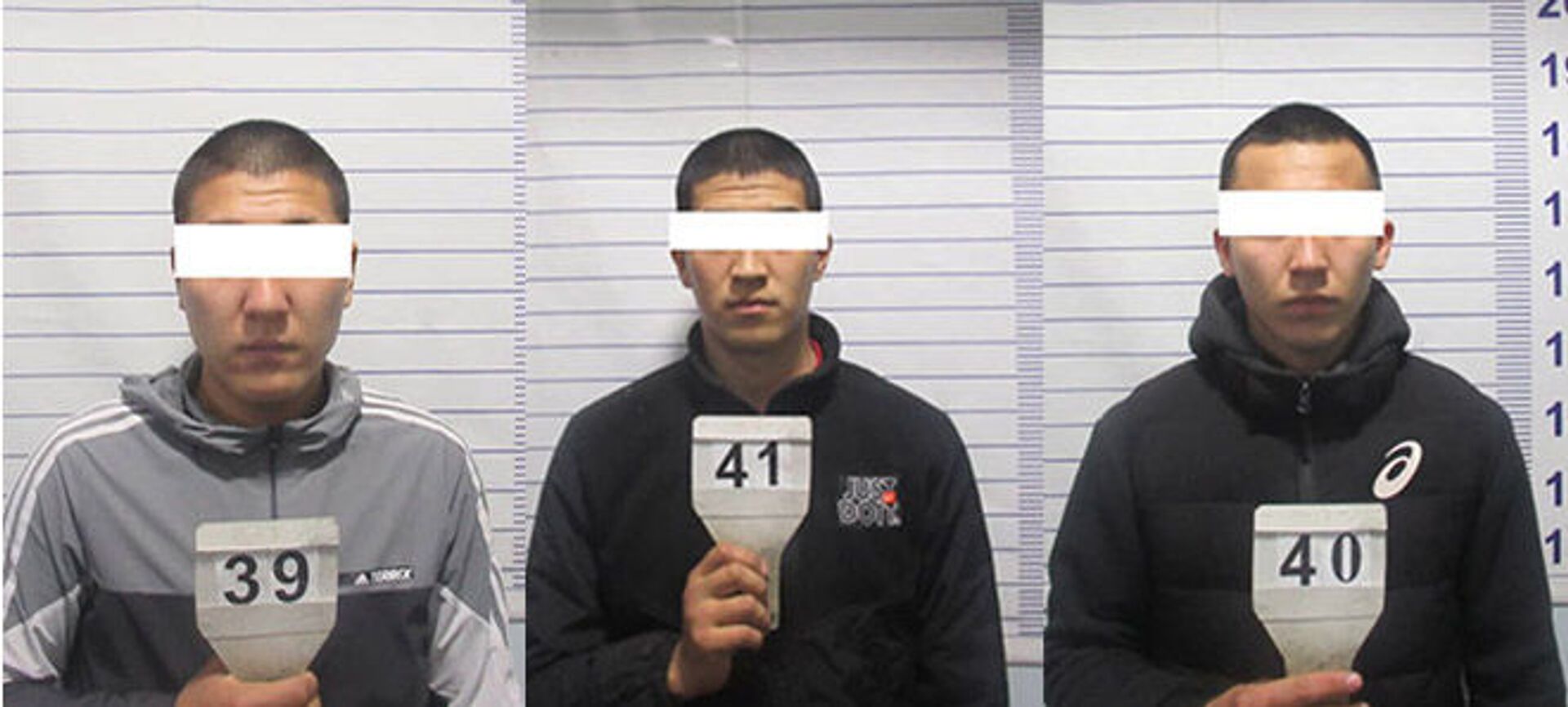 Задержанные по подозрению в нападении на сотрудников милиции - Sputnik Кыргызстан, 1920, 16.12.2021