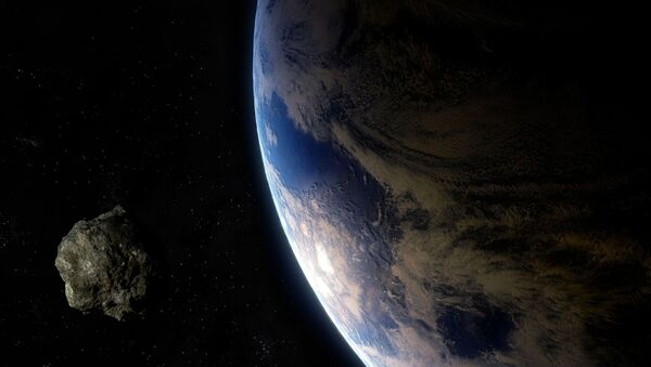 Астероид приближающийся к земле. Иллюстративное фото - Sputnik Кыргызстан