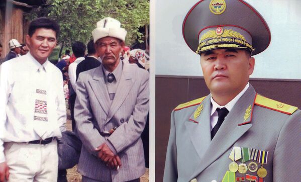 Председатель ГКНБ Камчыбек Ташиев и его отец Кыдырша Ташиев - Sputnik Кыргызстан