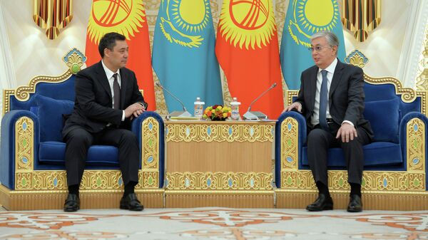 Государственный визит президента Кыргызстана Садыра Жапарова в Казахстан - Sputnik Кыргызстан