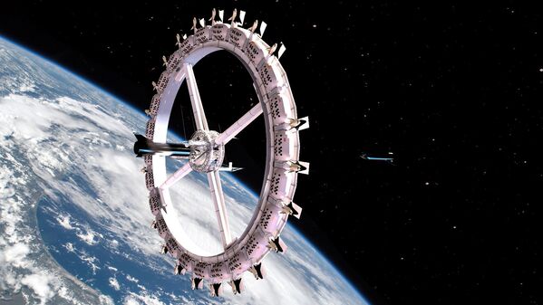 Космический отель Voyager Station в космосе  - Sputnik Кыргызстан