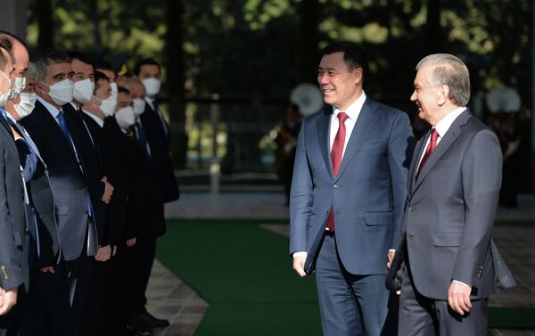 Государственный визит президента Кыргызстана Садыра Жапарова в Узбекистан - Sputnik Кыргызстан