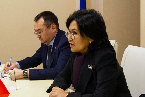 Собеседники обсудили вопросы сотрудничества КР и РФ по гуманитарным и социальным проектам - Sputnik Кыргызстан