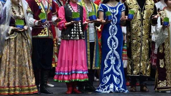 Участники концерта по случаю Нооруза. Архивное фото - Sputnik Кыргызстан