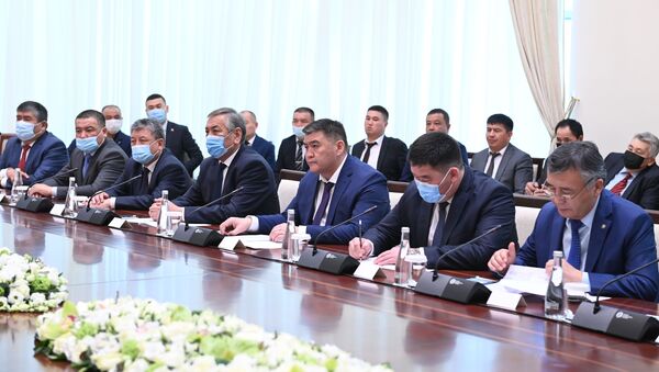Переговоры правительственных делегаций  по делимитации и демаркации кыргызско-узбекской государственной границы в городе Ташкент - Sputnik Кыргызстан