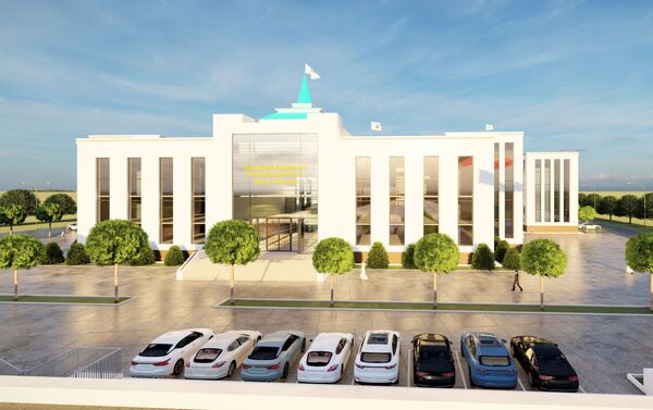 На территории торгово-промышленного и текстильного комплекса площадью 70 гектаров расположатся торгово-экспозиционные павильоны, складские помещения, швейные фабрики, таможенно-логистический терминал - Sputnik Кыргызстан
