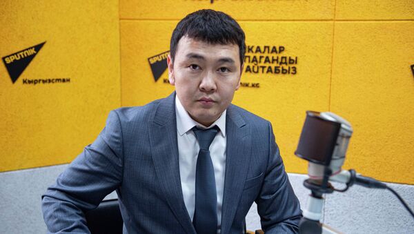 Председатель профсоюза строителей и строительной индустрии Эльдияр Карачалов - Sputnik Кыргызстан