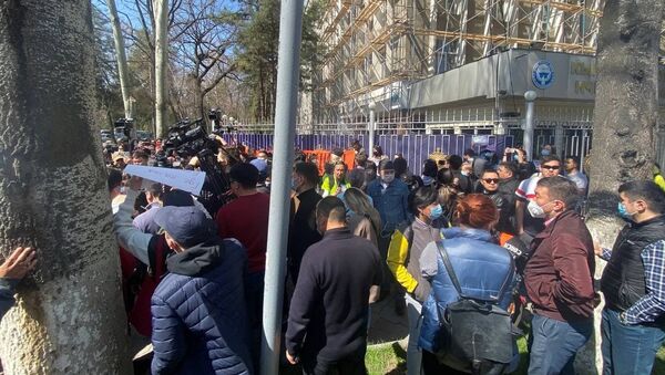 Митинг против руководства МВД в Бишкеке  - Sputnik Кыргызстан