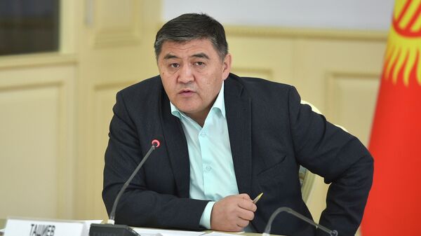 Министрлер кабинетинин төрагасынын орун басары, УКМК төрагасы Камчыбек Ташиев - Sputnik Кыргызстан