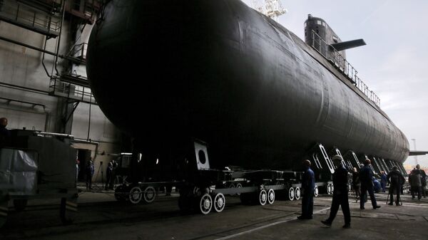 Спуск на воду подводной лодки Кронштадт - Sputnik Кыргызстан