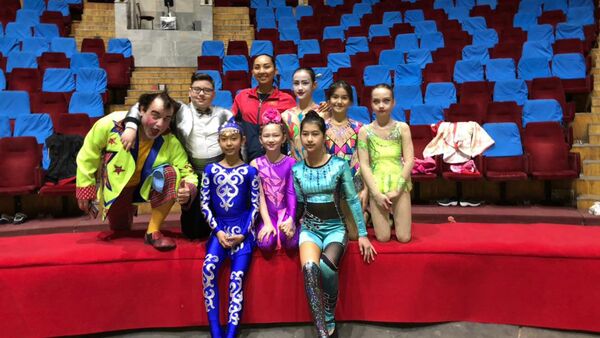 Участники международного фестиваля детского циркового искусства Шелковый путь в Ташкенте - Sputnik Кыргызстан