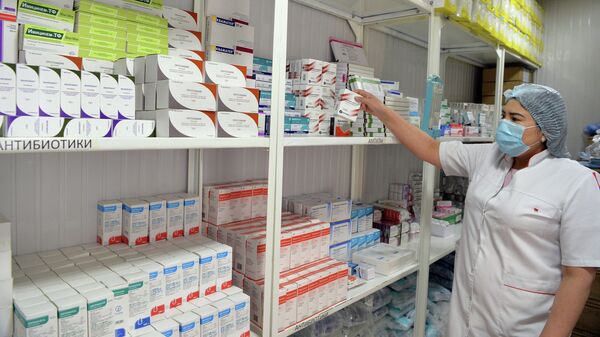 Лекарственные запасы Нацгоспиталя в Бишкеке. Архивное фото - Sputnik Кыргызстан