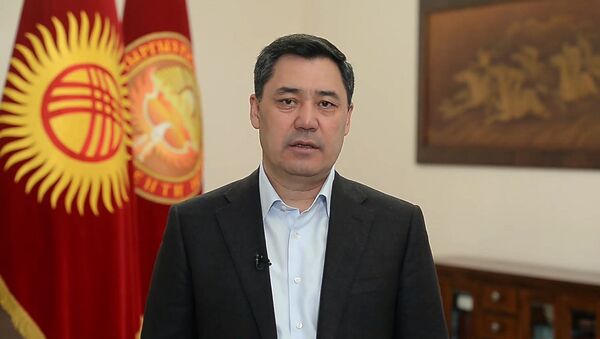 Президент Садыр Жапаров кыргызстандыктарга кайрылуу жасады. Видео - Sputnik Кыргызстан