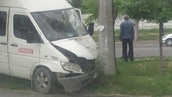ДТП с участием микроавтобус в Бишкеке - Sputnik Кыргызстан