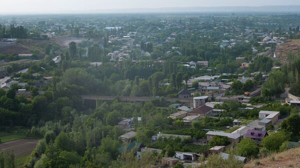 Вид на село Максат Лейлекского района Баткенской области. Архивное фото - Sputnik Кыргызстан