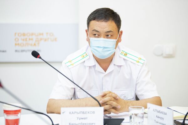 Старший прокурор управления Генеральной прокуратуры Урмат Карыпбеков - Sputnik Кыргызстан