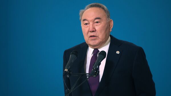 Первый президент Республики Казахстан Нурсултан Назарбаев. Архивное фото - Sputnik Кыргызстан