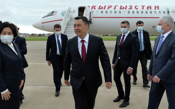 Президент Кыргызстана Садыр Жапаров прибыл в Сочи с рабочим визитом - Sputnik Кыргызстан
