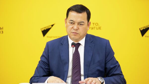 Председатель Фонда управления государственным имуществом (ФУГИ) Мирлан Бакиров - Sputnik Кыргызстан