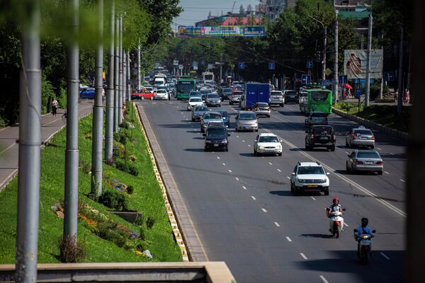 Ситуация в Бишкеке из-за забастовок водителей маршрутного такси - Sputnik Кыргызстан