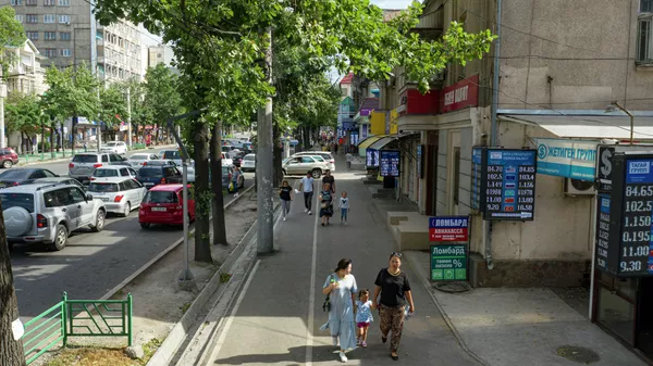 Люди гуляют по Бишкеку. Архивное фото - Sputnik Кыргызстан