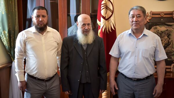 Встреча и.о. мэра столицы с председателем комитета мусульман Средней Азии - Sputnik Кыргызстан