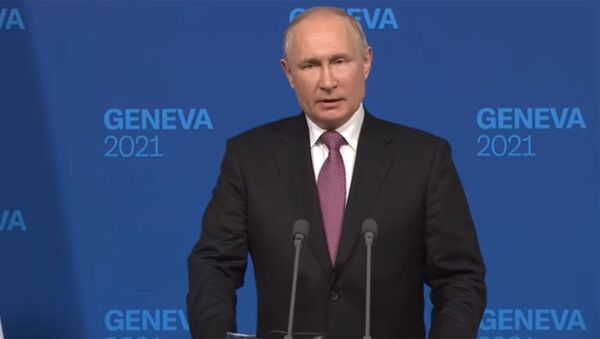 СПУТНИК_LIVE: Пресс-конференция Путина на саммите в Женеве - Sputnik Кыргызстан